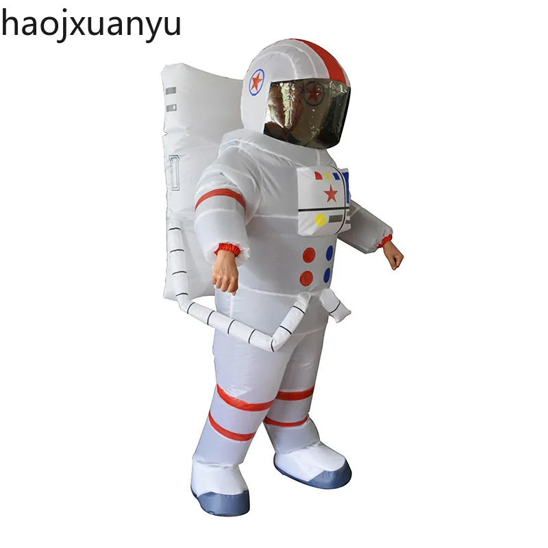 Новый костюм астронавта для взрослых надувной космоса косплея защитный платье