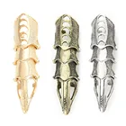 Женское кольцо в стиле панк-готика, кольцо для косплея, с кристаллами