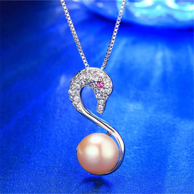 Dainashi 100% Подвеска из натурального пресноводного культивированного жемчуга