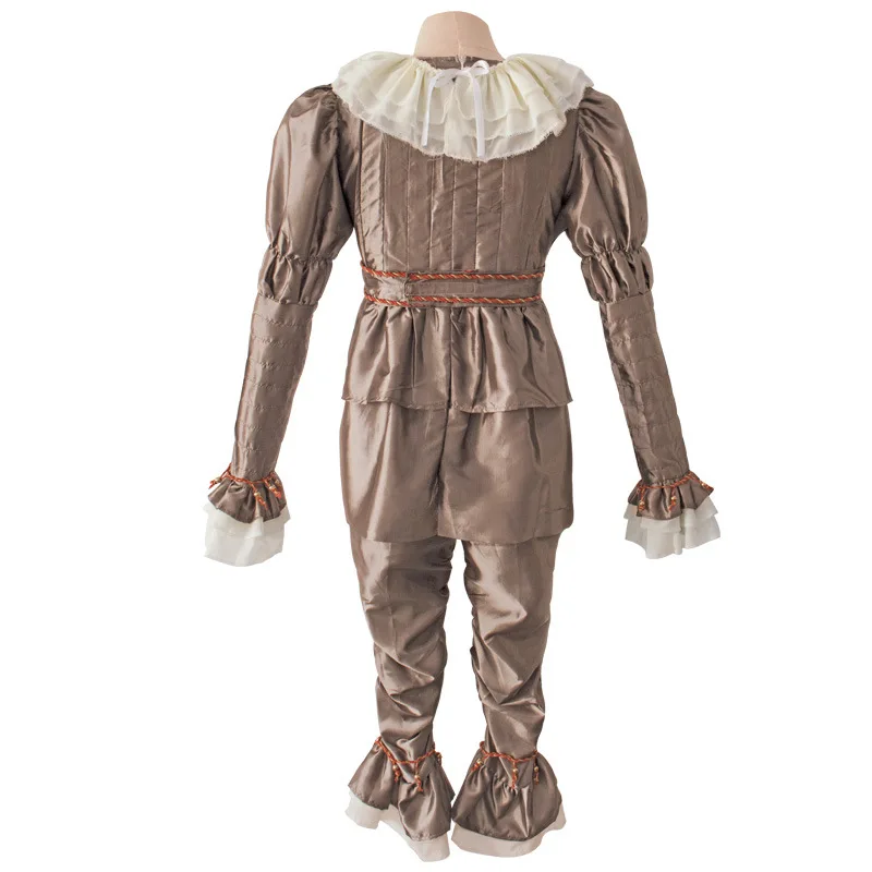 Movie Pennywise Adult Children Clown Joker Cosplay Suit Halloween Party Costume for Men Women | Тематическая одежда и