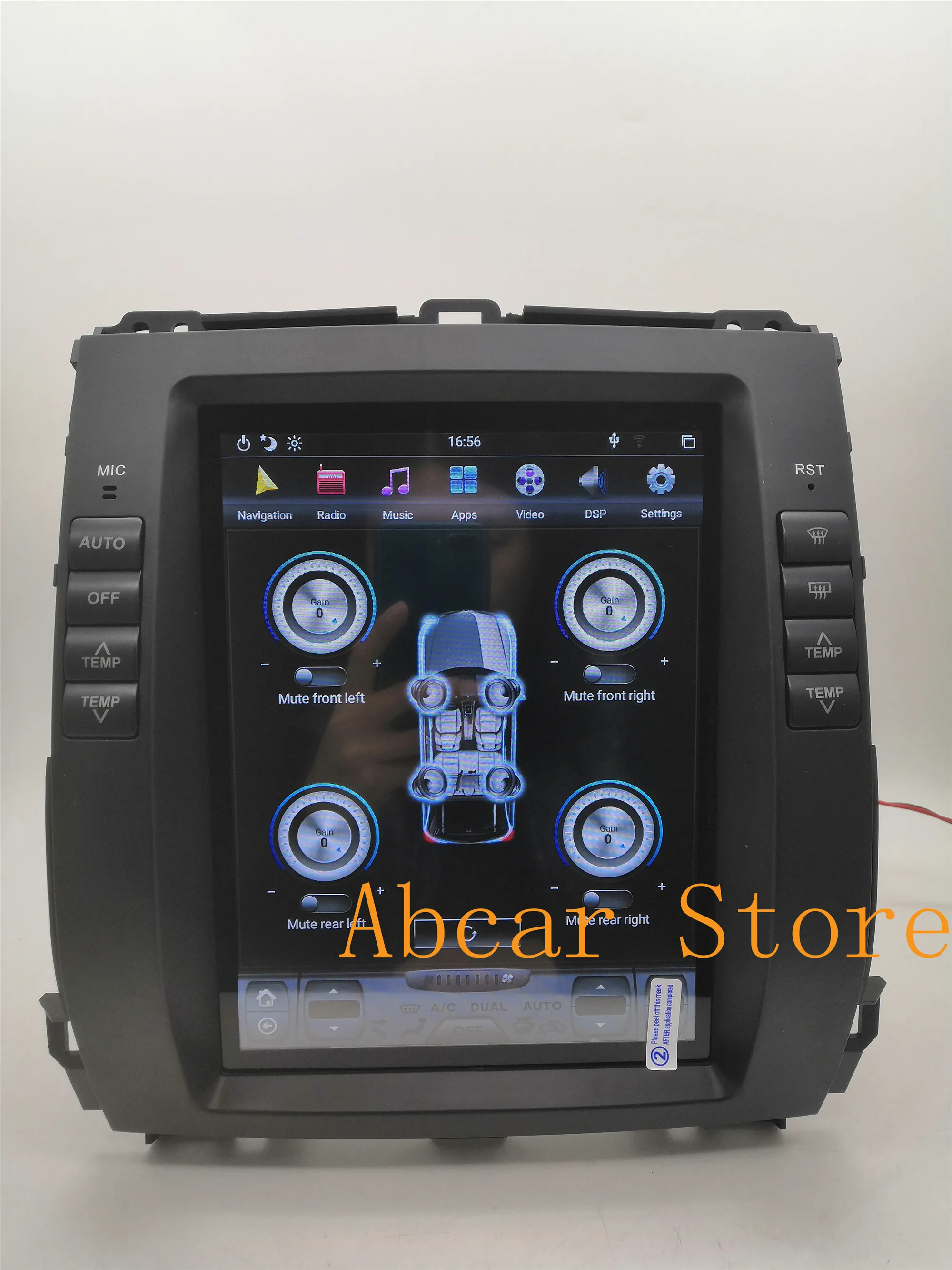 Автомобильный dvd плеер Tesla style 10 4 дюйма Android 9 0 GPS навигация для Toyota Land Cruiser Prado Lexus GX470