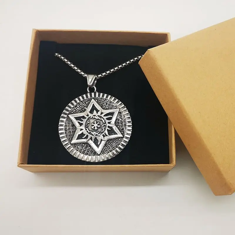 Новые еврейские ювелирные изделия Magen Звезда Давида кулон ожерелье 2 тона