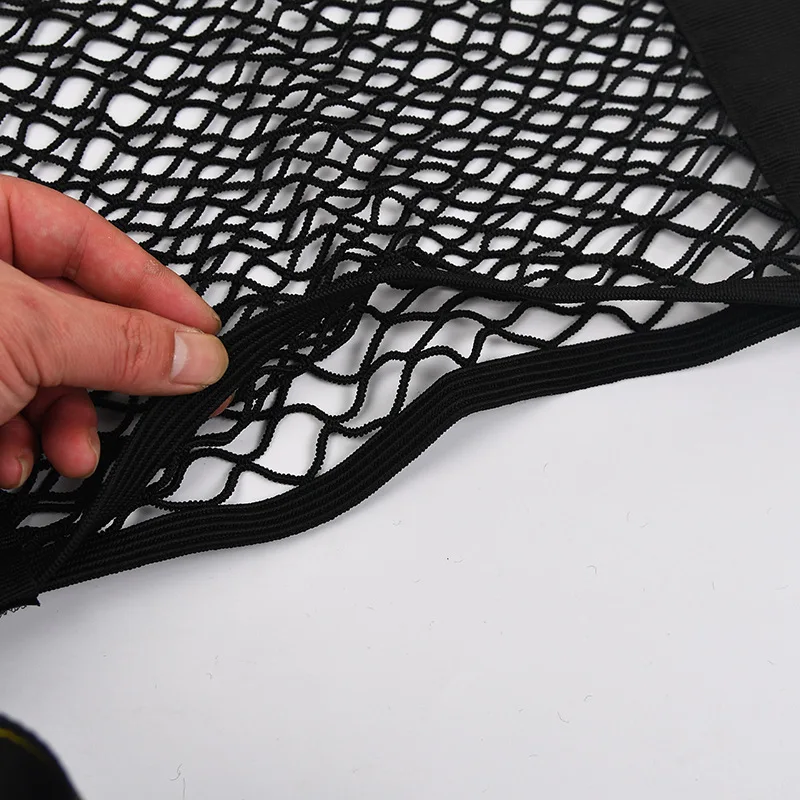 

Adhesive Type Automobile Trunk Storage Net Seat Elastic Rope Net Velcro Mesh Storage Bag Automobile Storage Bag Seat Back Bag
