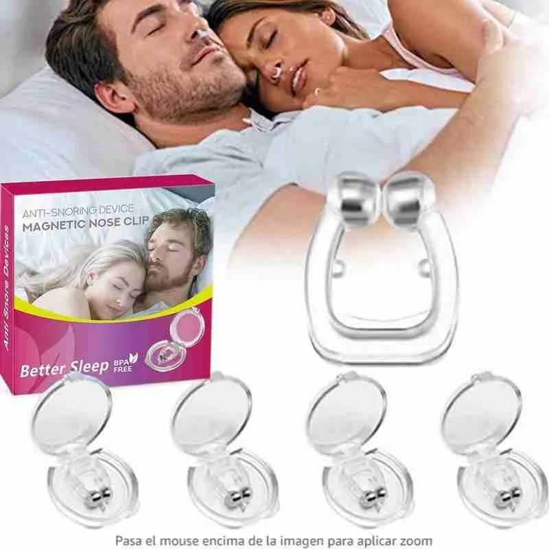 

3/4pcs Magnetic Anti Snoring Nasal Dilator Stop Snore Nose Clip Device Easy Breathe Improve Sleeping For Men/Women Dropshipping