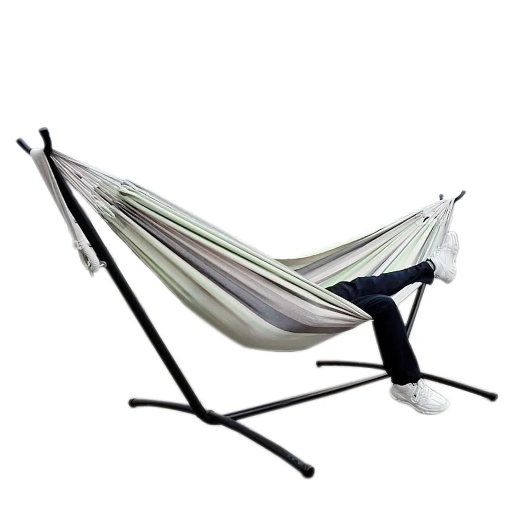 

Indoor Comfort Durability Yard Striped Hanging Chair Large Chair Hammocks#s