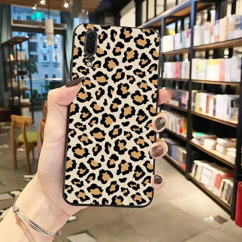 

Leopard Print art fashion Phone Case For Huawei honor Mate P 10 20 30 40 Pro 10i 9 10 20 8 x Lite