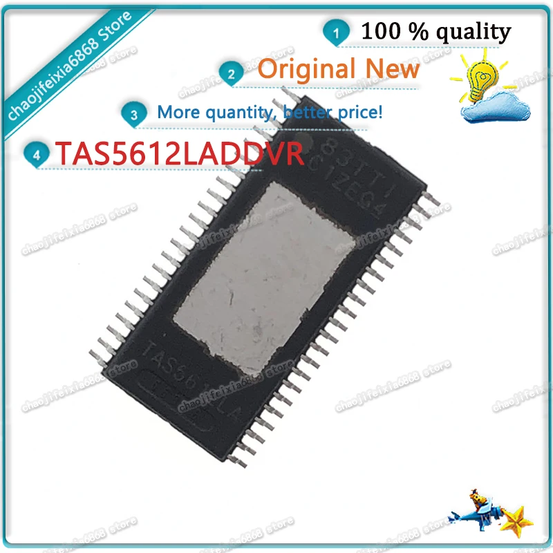 5 шт./лот! TAS5612LADDVR TAS5612LA HTSSOP-44 5612LADDVR TAS5612 SSOP44 стерео цифровой аудиоусилитель класса D