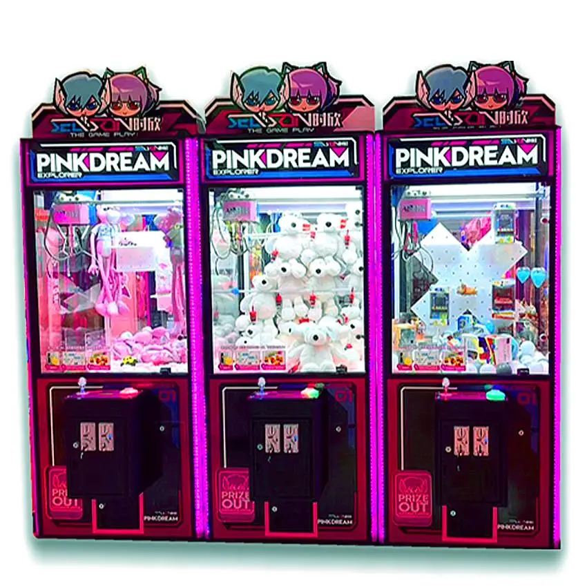 

Factory price Coin Gift Game Vending Machine claw machine plush toys