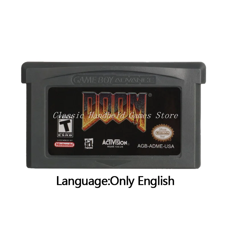 Doom видеоигра картридж консоль карта Английский язык версия США для Nintendo GBA |