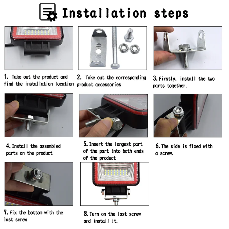 Светодиодсветильник противотумансветильник фара в сборе Nlpearl 2 шт. 3000K 6000K 72W 126W |
