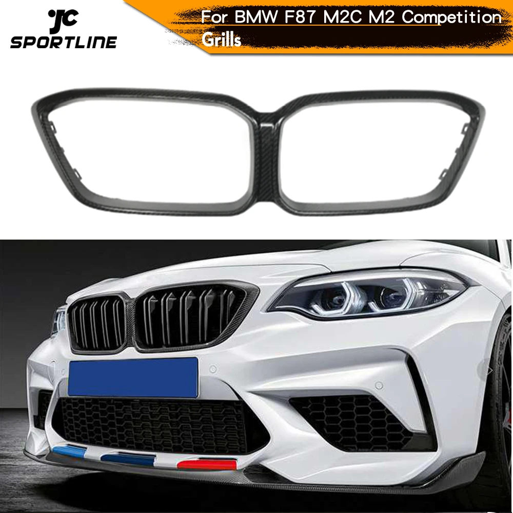Бампер для губ гриль рамка F22 F87 M2 2019 2020 соревнование углеродного волокна передний