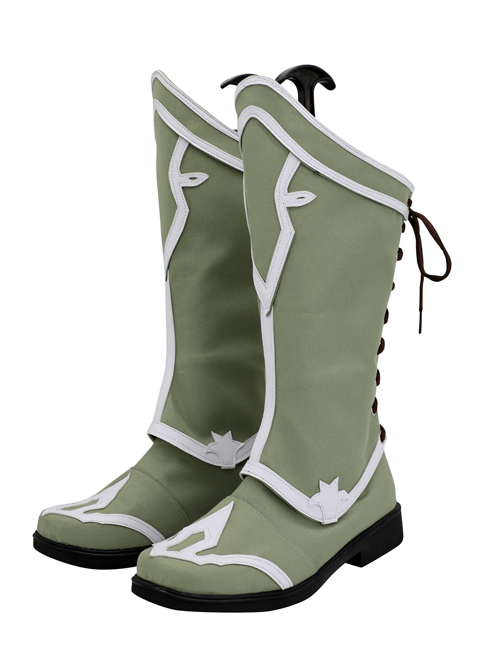 Ботинки для косплея финальная фантазия 14 белые ботинки зеленые на заказ любой