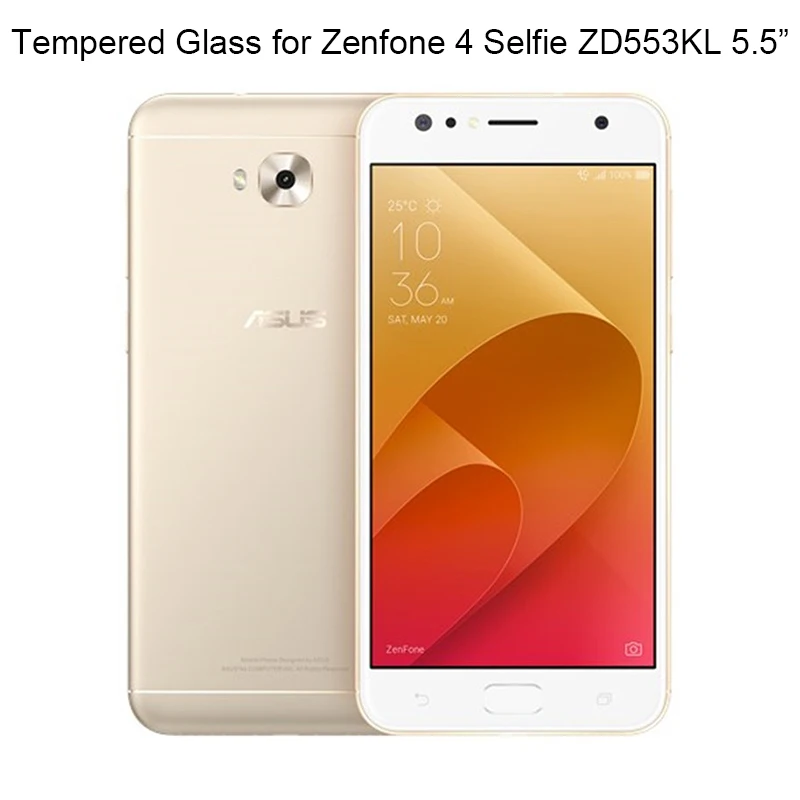 For Zenfone ZD553KL Закаленное стекло для Asus Zenfone Max Pro M1 ZB601KL 4 Max Plus 4Selfie 5 Lite 5Z стекло на ZB570TL ZC600KL ZE620KL ZC554KL ZC520KL - Цвет: For Zenfone ZD553KL