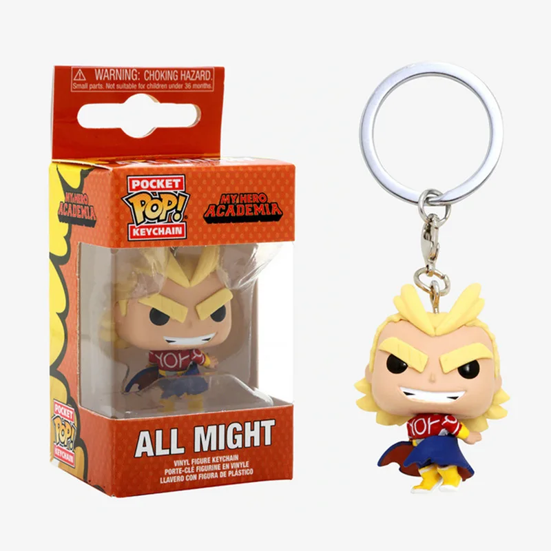 Аниме Мой герой Академия брелок Funko POP Bakugo 5 см фигурка кукла ПВХ игрушки брелоки