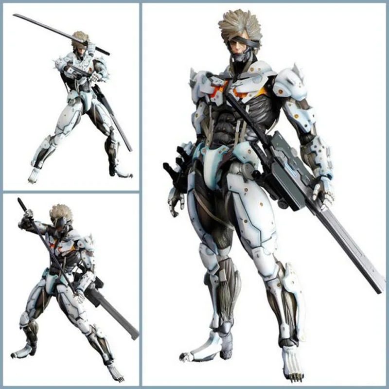 Экшн-фигурка Райден/Джек Play Arts PA Game металлическая Экипировка твердая фантомная