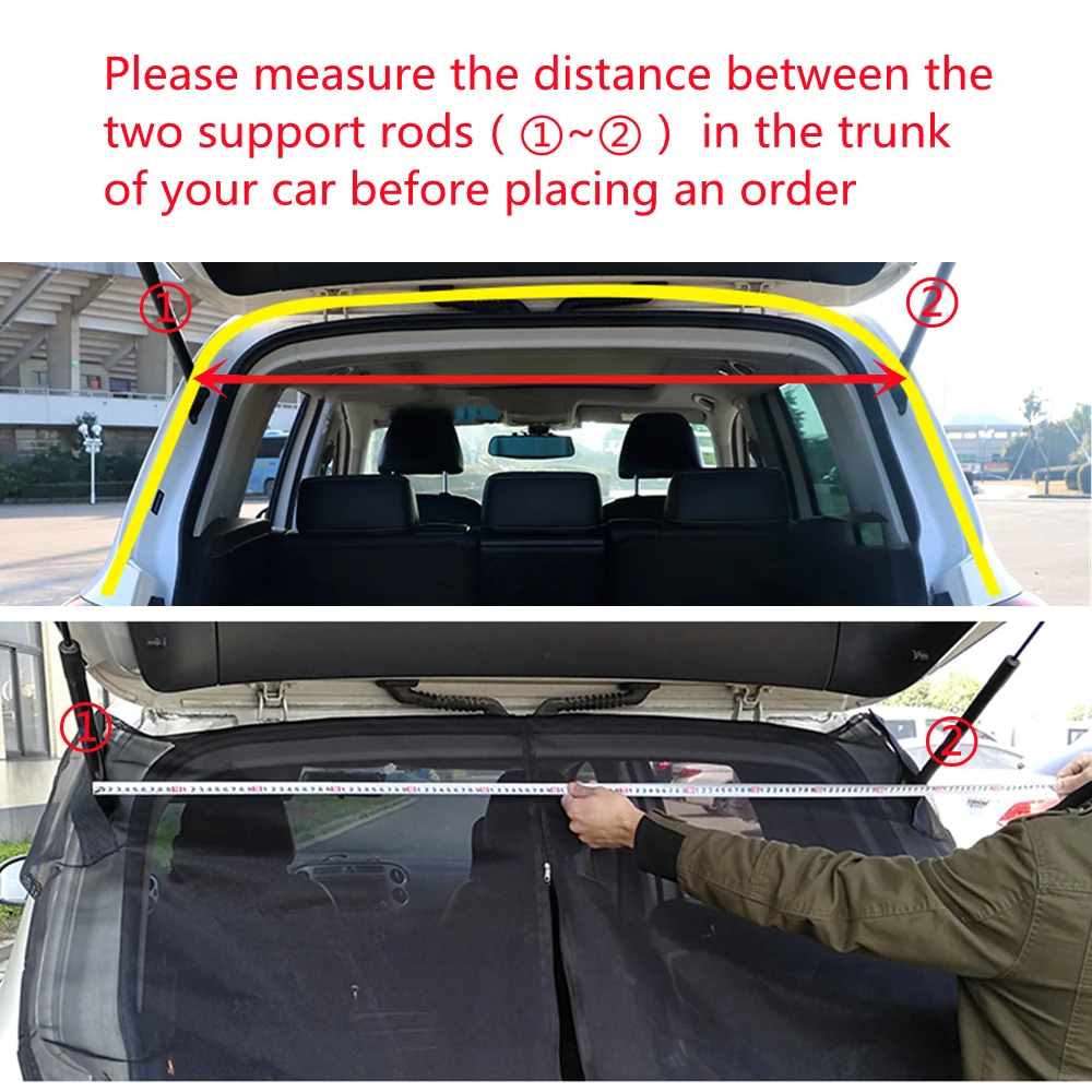 Чехол для багажника автомобиля солнцезащитный козырек от комаров и летающих