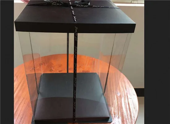 25cm Black Box Горячая Мода Розовый мишка плюшевый мишка большой огромный роскошный 40 см ПЭ пена Роза подарок на день Святого Валентина - Цвет: 25cm Black Box