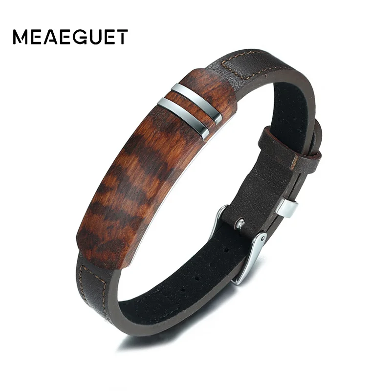 Мужской браслет с подвеской из натуральной кожи 13 мм|Браслеты шармами| |