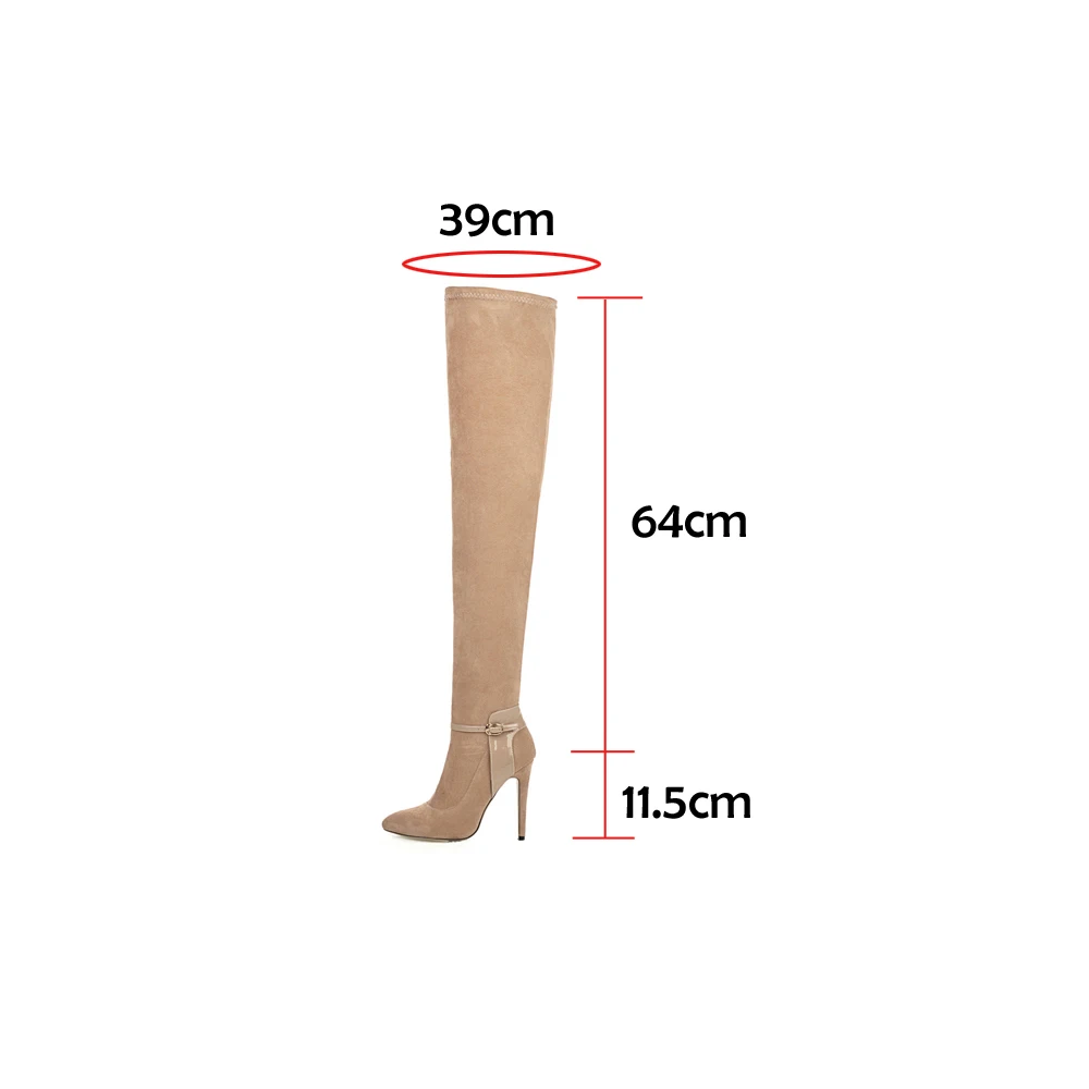 

High heels over the knee boots women thigh high boots Ladies winter shoes woman cuissardes sexy talons hauts sexy hautes