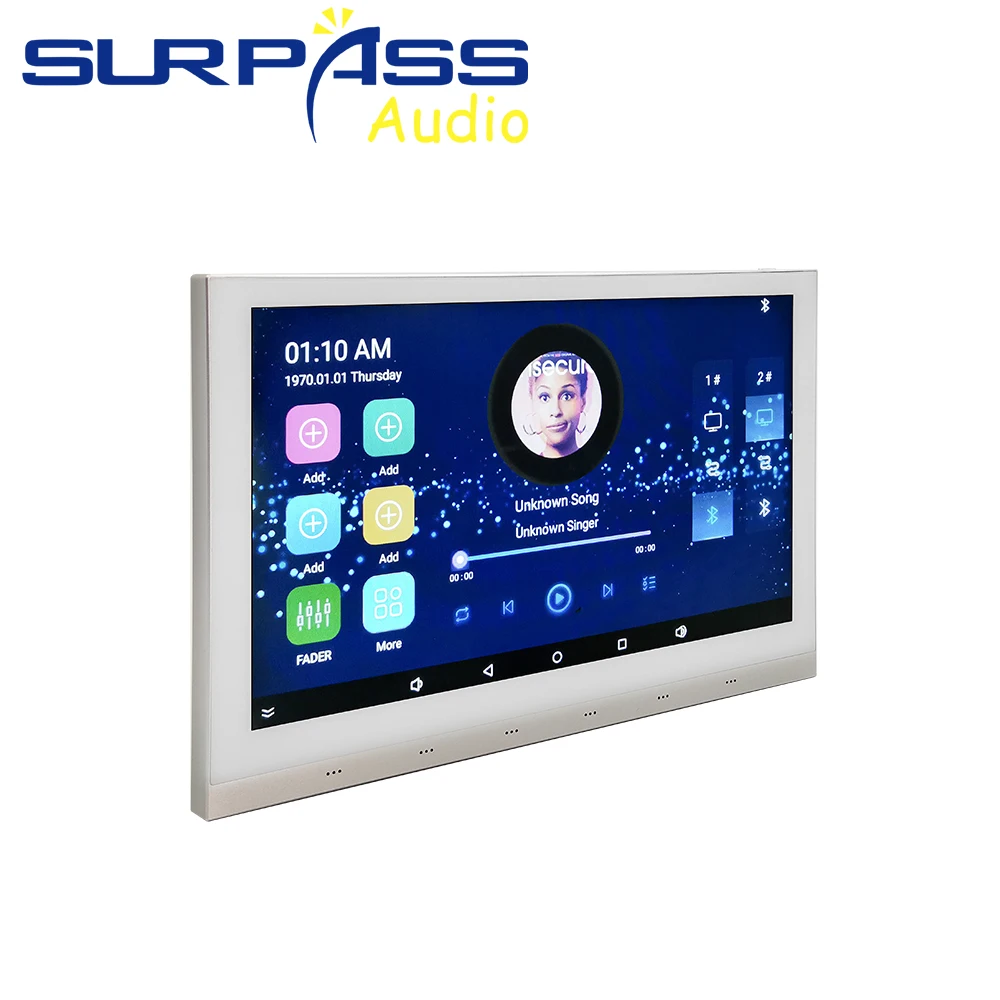 10-дюймовый Wi-Fi Bluetooth Android 5 1 усилитель сабвуфера звука в стене аудиосистема для