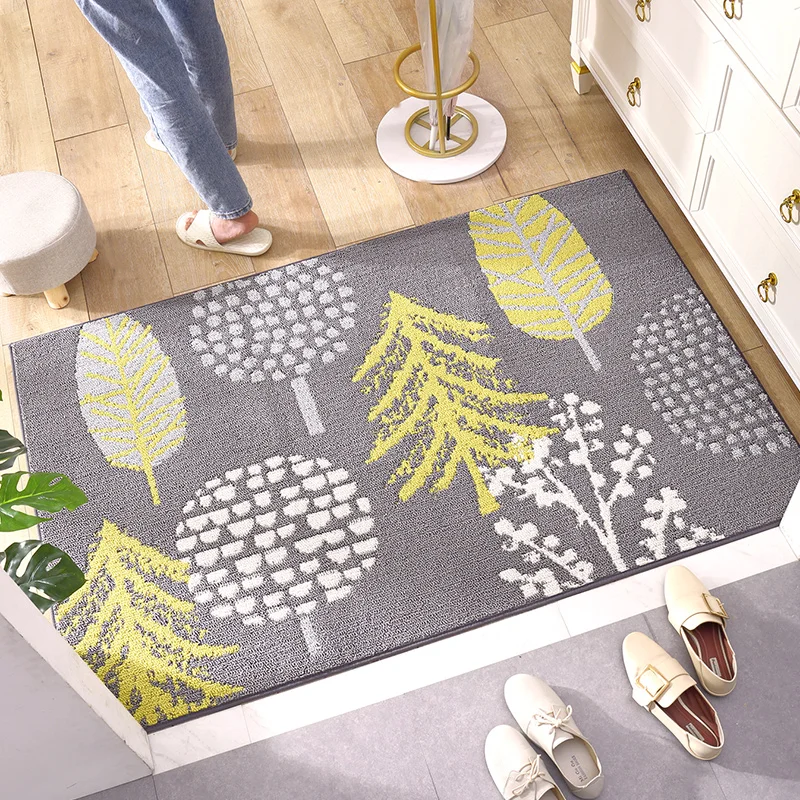 

European-Style Floor Mat Door Mat Kitchen Long Floor Mat Entry Door Bathroom Entrance Bathroom Non-Slip Absorbent Pads