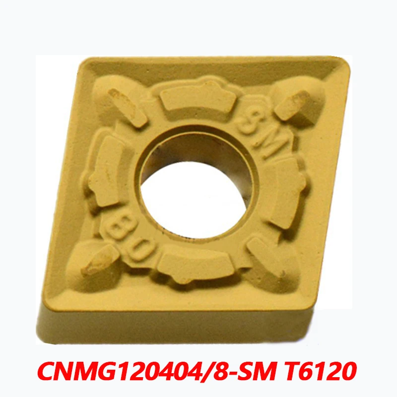 

100% Original CNMG CNMG120404 SM T6120 CNMG120408 SM Carbide Insert Blades Imported From Japan Good Quality And High Efficiency
