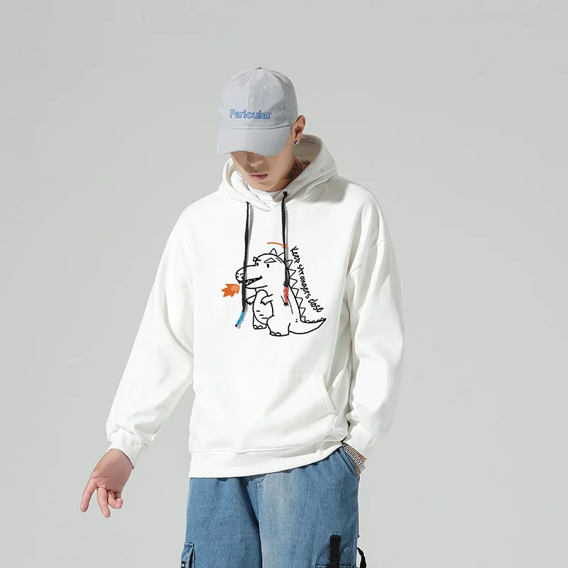 

Autumn Oversized Mens Hooded Graphic Pullovers Male Sweatshirts Anime Streetwear Fashion Teenagers Boys Clothing Couple Z260