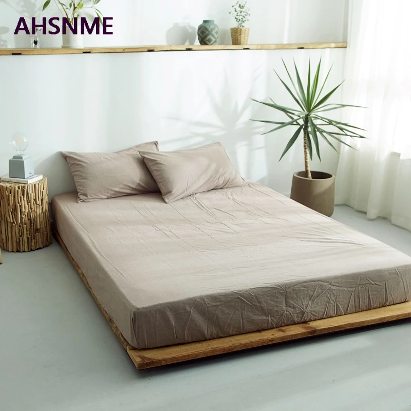 AHSNME бобов 100% хлопковое постельное белье супер мягкие parure де горит