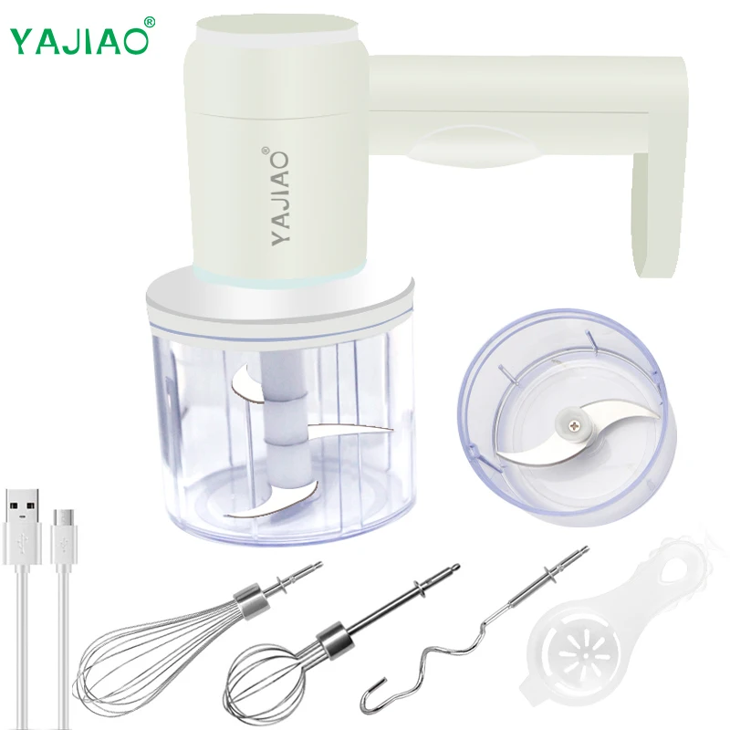 YAJIAO Новый Беспроводной блендер Еда смеситель 5 в 1 Мясорубка Электрический