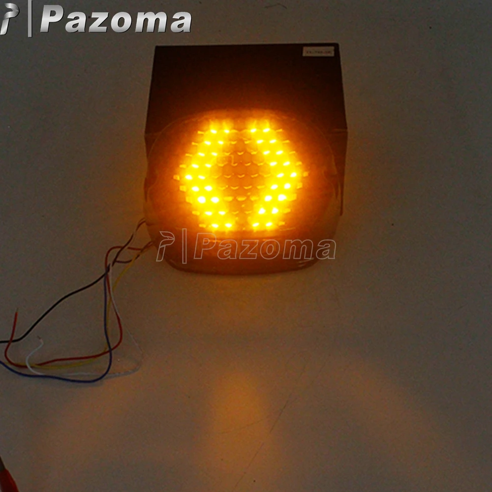 

Motorcycle Rear Tail LED Light Brake Running Light Signal Lamp License Plate Light For Harley Dyna Softail Sportster Road Glide