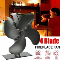 heat power stove top fan for wood burner log burning fire 4 blades eco friendly fan blades wood fireplace accessories