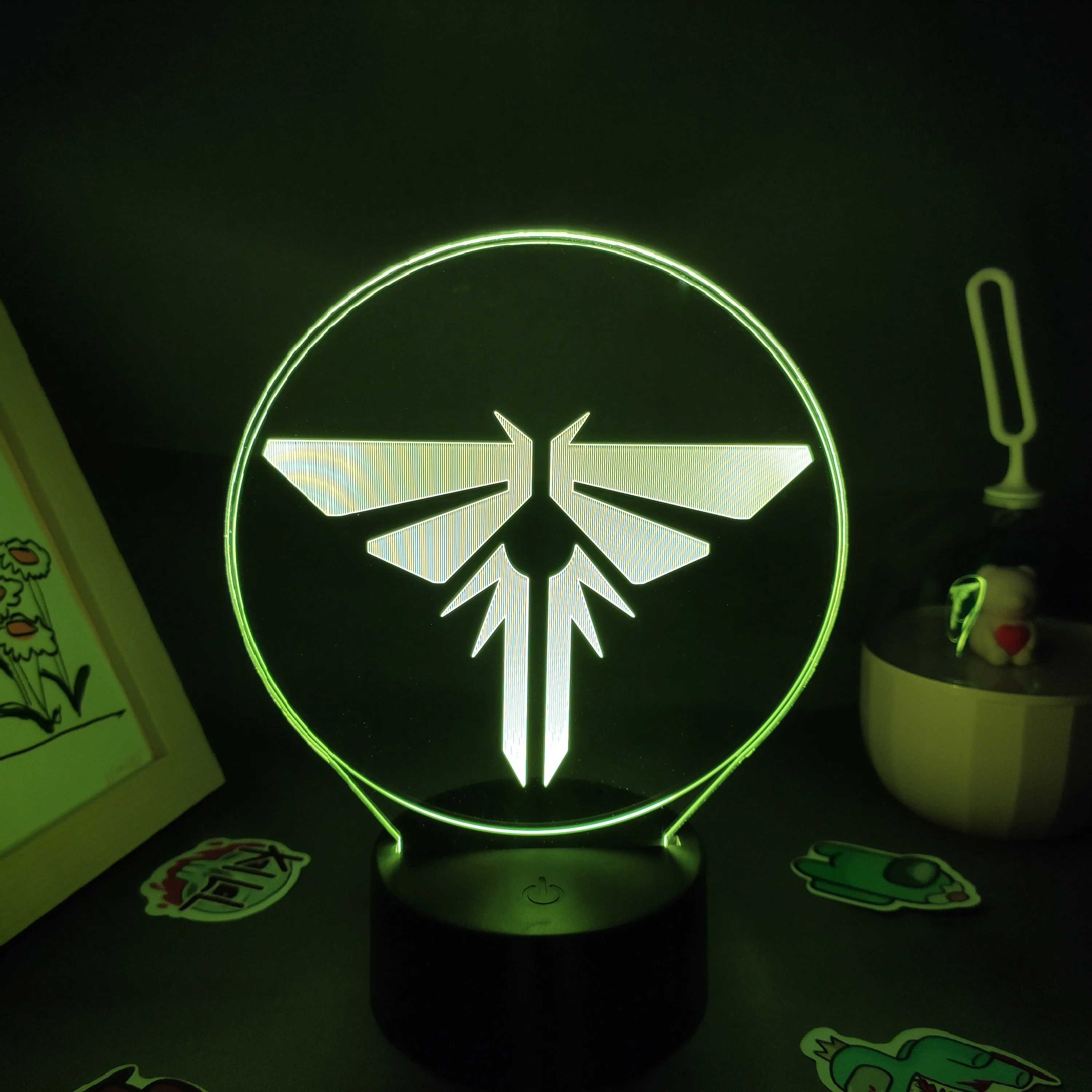 Game LOGO Lamp The Last of Us 2 3D Led RGB Night Lights Birthday Cool Gift For Friend Gaming Room Table Colorful Mark Decoration images - 6