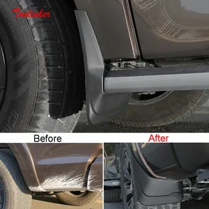 tonlinker interior car 4 wheels mudguards cover sticker for gwm poer 4x4 2020 car styling 4 pcs abs plastic cover stickers free global shipping