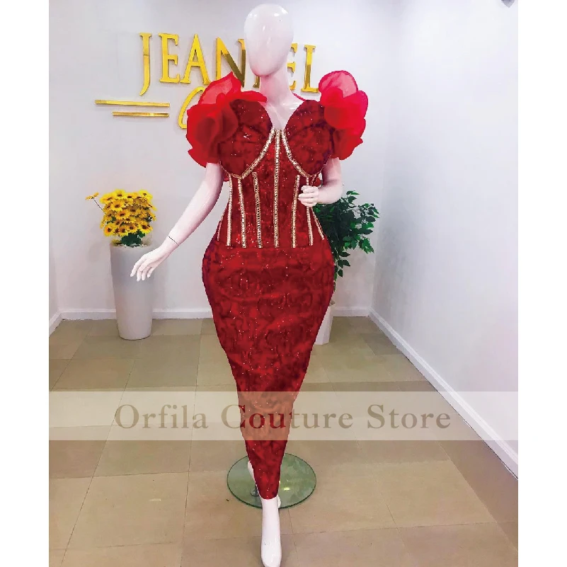 

2021 Sparkly Sequined Mermaid Prom Dresses Off The Shoulder Beading Formal Evening Gowns Vestido De Fiesta De Boda