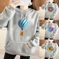 hoodie 2021year womens sweater printing fashion sweater casual hooded pullover sportswear pullover womens winter jacket