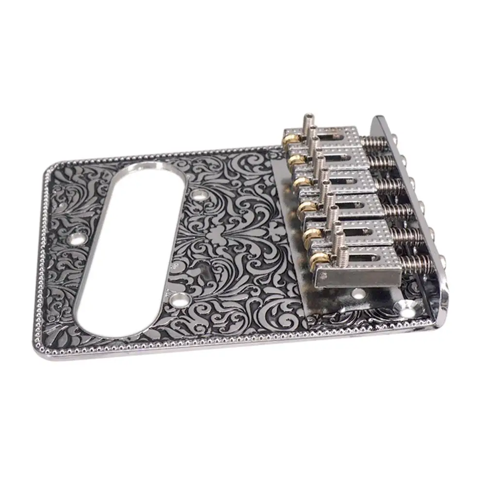 

Roller Saddle Bridge with Single Coil Pickup Hole for Tele TL Guitar Parts
