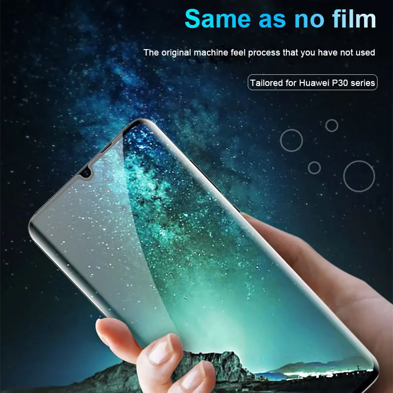 Защитное стекло закаленное для Huawei P30 Pro Lite/P20 Lite/Mate 30/20 Lite | Мобильные телефоны и