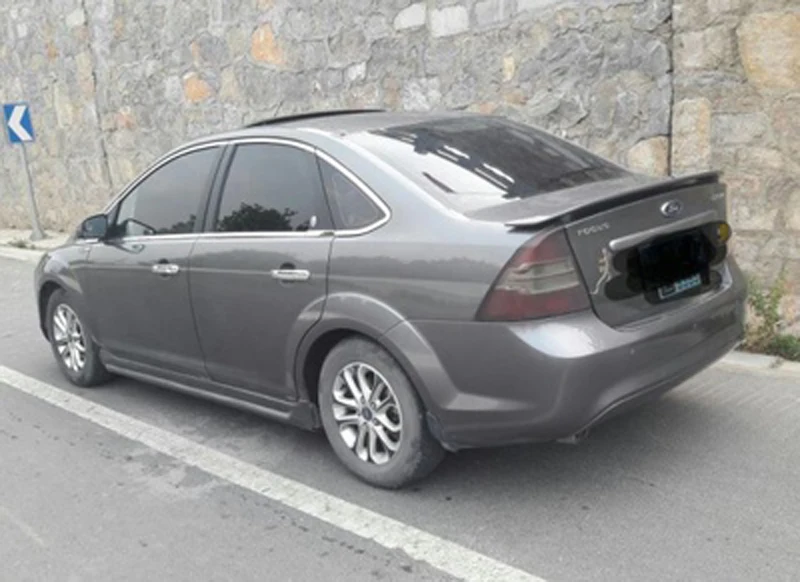 Подходит для Ford Focus спойлер 2009 2010 2011 Автомобильный ABS пластиковый Неокрашенный