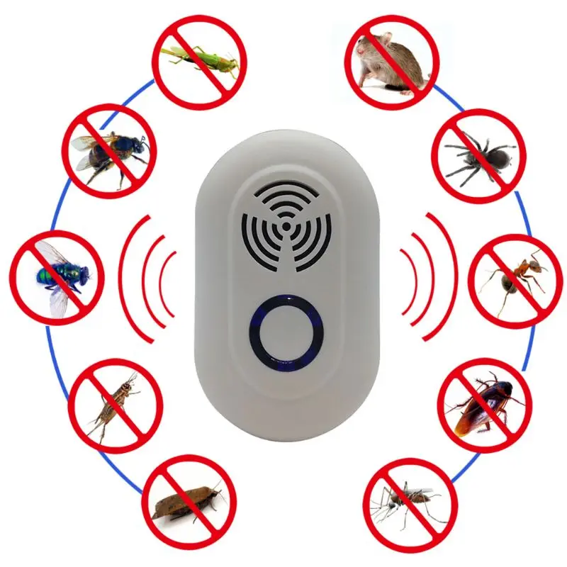 

Rodent Control Indoor Cockroach Mosquito Insect Killer Ultrasonic Pest Repeller