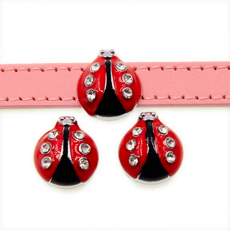 Дополнительные опции 100 шт. 10 мм Подвески-слайдеры подходят для ожерелья и