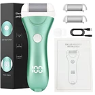 Электрическая пилка для ног с зарядкой, шлифовальный инструмент для педикюра и пяток, профессиональный инструмент для ухода за ногами, эффективное удаление огрубевшей кожи и мозолей