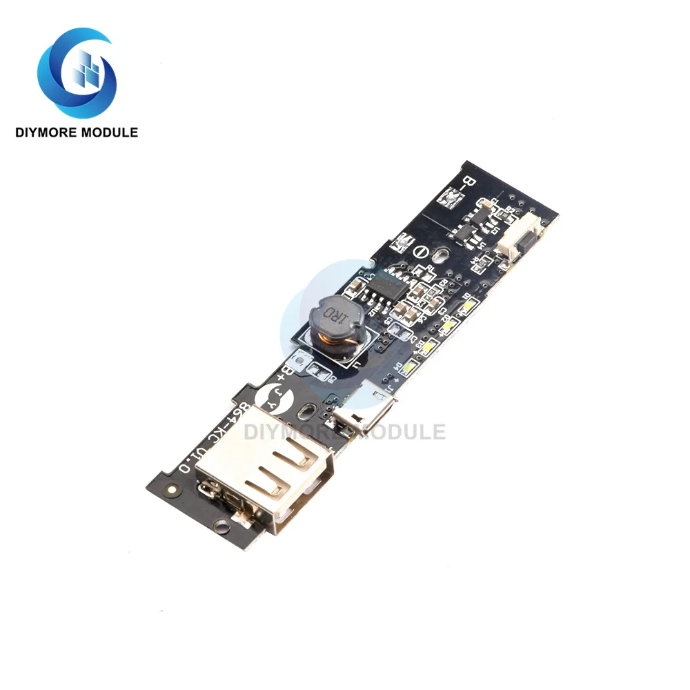 DC 5V 2A USB Power Bank Charge Module 18650 Battery Li-ion Lithium Cells Pack Charging PCB Circuit Board For Xiaomi Huawei | Электронные
