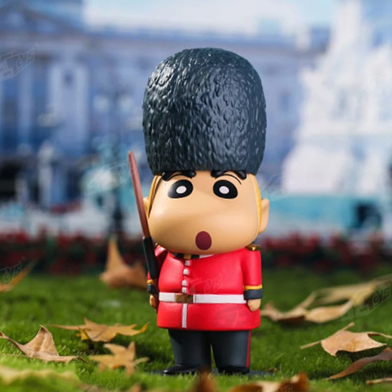 Глухая коробка подлинный Crayon Shin chan путешествие по всему миру серия трендовая