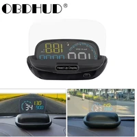 c600 mirror hud obd2 head up display car auto overspeed alarm driving computer car windscreen speed projector auto electronics