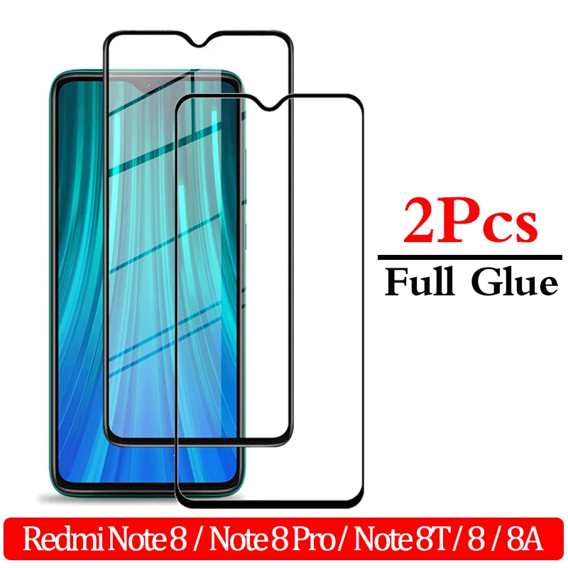 2 шт закаленное стекло для Xiaomi Redmi Note 8 Pro 8T Note8 Glas Мобильные аксессуары защита