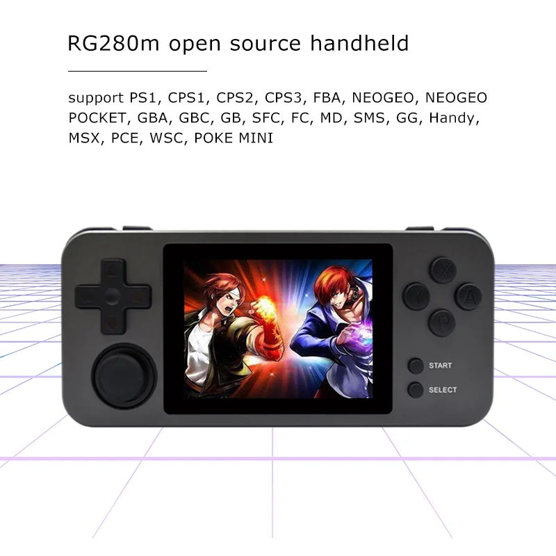 RG280M Mini Retro Handheld Game Console Classic Video Consoles With Open Source For PS1/GBA/GB/MD Player | Электроника