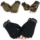 2020 новые мужские тактические Нескользящие перчатки с открытыми пальцами для велоспорта, тренажерного зала, фитнеса, спорта на открытом воздухе, женские мужские велосипедные дышащие
