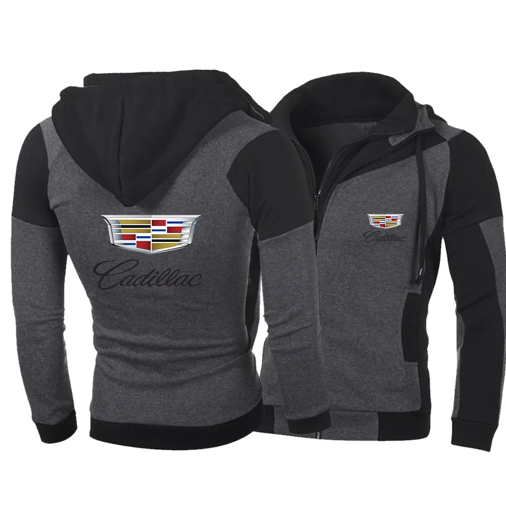 

2021 New Spring Autumn Car Logo Men Fashion Outwear Jacket Zipper Hooded Casual Harajuku High Quality Hoody 4 Colors