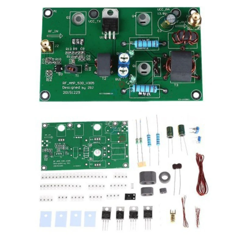 

45W SSB Linear Power Amplifier Board DIY Kits HF FM CW HAM Radio Transceiver Shortwave Module 3-28MHz H9EB