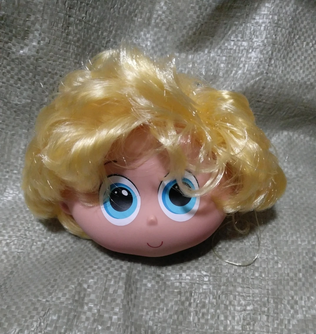 Очаровательная редкая большая голова испанской куклы милая DIY Детская кукла